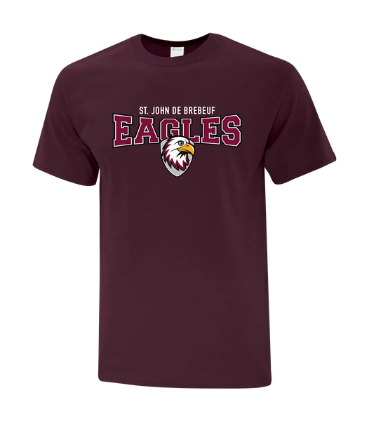 St. John de Brebeuf Adult Cotton T-Shirt with Printed Logo