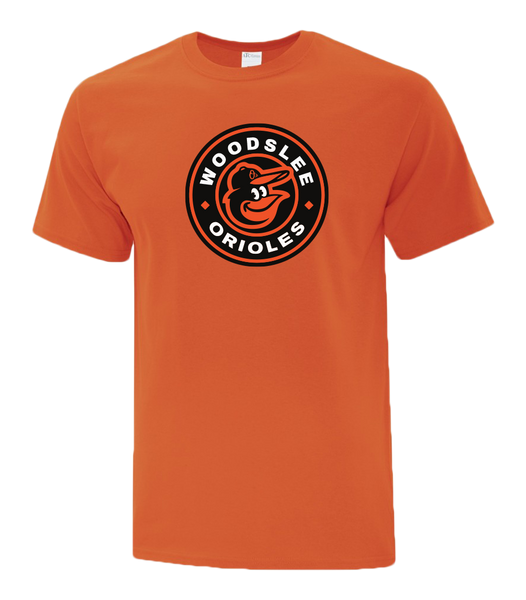 Woodslee Orioles Adult Cotton Tshirt with Printed Logo