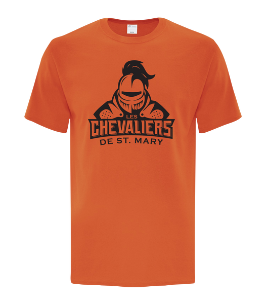 St. Mary House League Adult Cotton T-Shirt with Printed logo