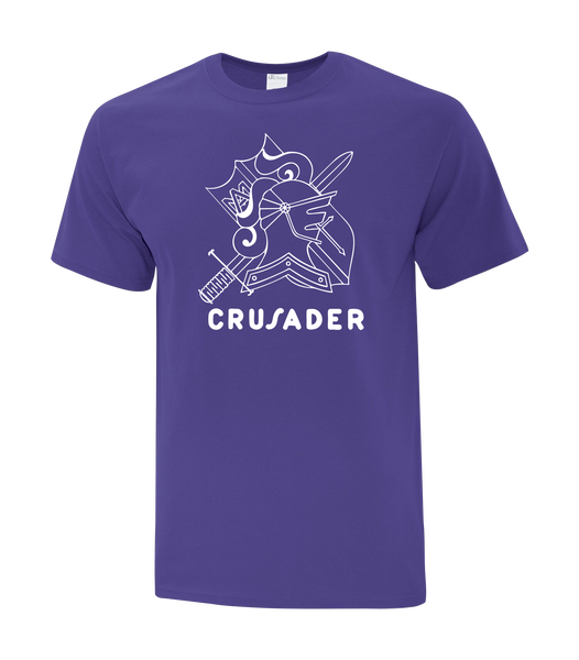 "Assumption Crusaders" Adult Cotton T-Shirt with Printed Logo