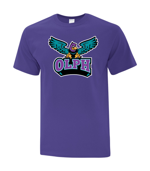 OLPH Adult Cotton T-Shirt with Printed logo