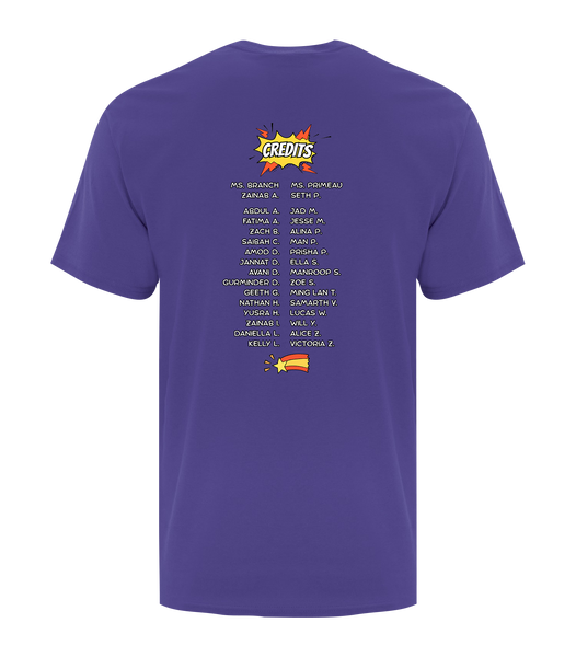'Stangs For Change' Adult Cotton T-Shirt with Printed Logos