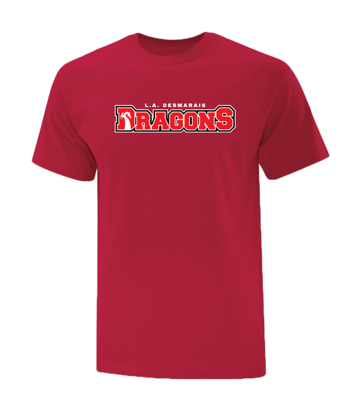 LAD Dragons Adult Cotton T-Shirt with Printed Logo