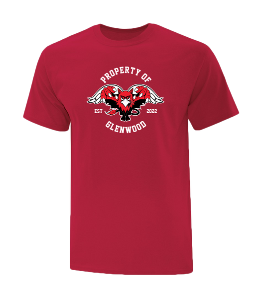 Glenwood Youth Cotton T-Shirt with Printed logo