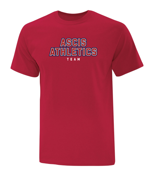 Ste. Cécile ASCIS ATHLETICS Adult Cotton Tshirt with Printed Logo