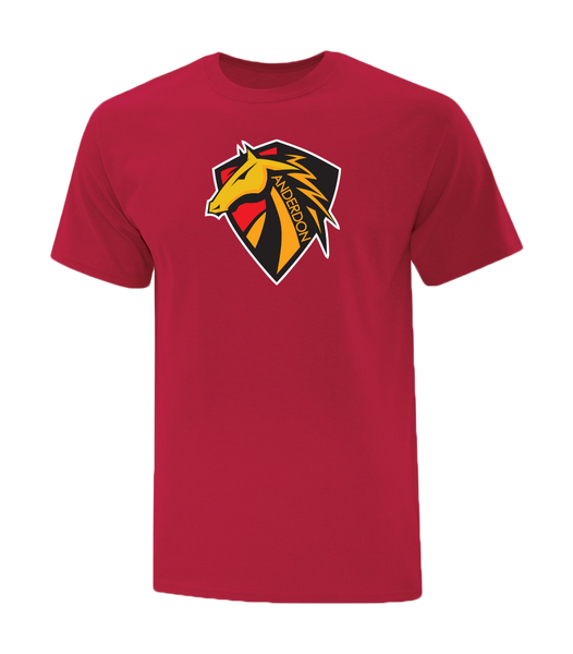 Anderdon Crest Cotton Adult T-Shirt with Printed logo
