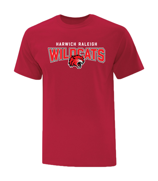 Harwich Raleigh Youth Cotton T-Shirt with Printed Logo