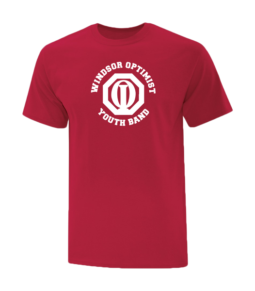 Windsor Optimist Band Adult Cotton T-Shirt with Printed logo