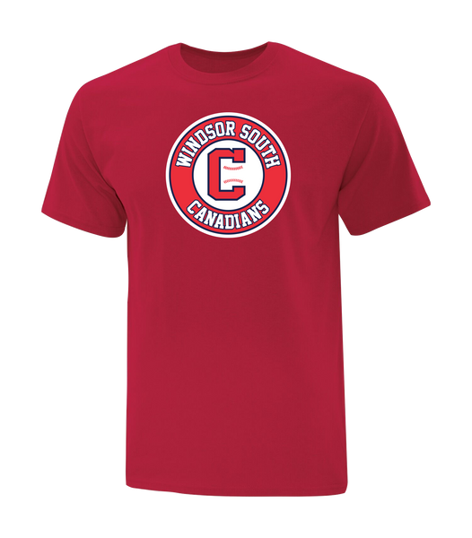 Windsor South Canadians Youth Cotton T-Shirt with Printed logo