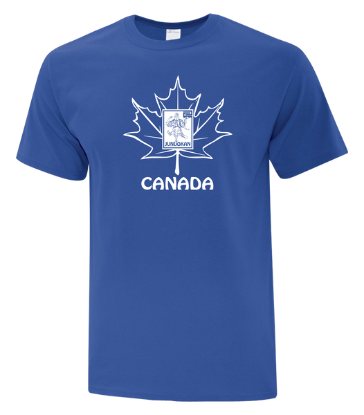 Lakeshore Karate Canada Youth Cotton T-Shirt with Printed Logo