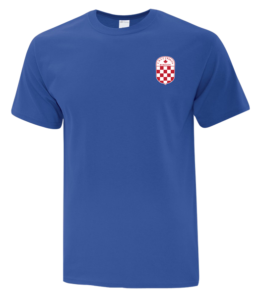 C.N.S.C. Windsor Croatia Youth Cotton T-Shirt with Printed Left Chest Logo