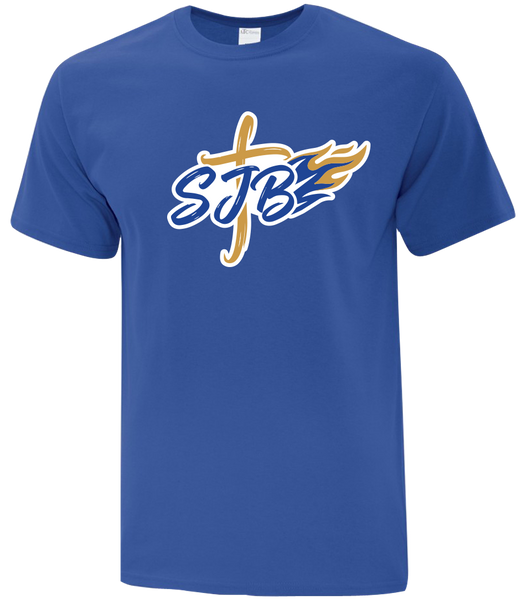 St. John the Baptist Youth Cotton T-Shirt with Printed logo
