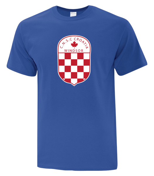 C.N.S.C. Windsor Croatia Youth Cotton T-Shirt with Printed Logo
