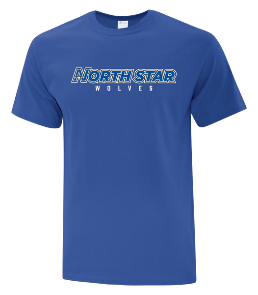 North Star Adult Cotton T-Shirt with Printed Logo