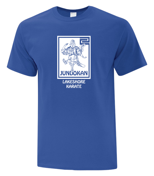 Lakeshore Karate Youth Cotton T-Shirt with Printed Logo