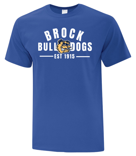 General Brock House League Adult Cotton T-Shirt with Printed Logo