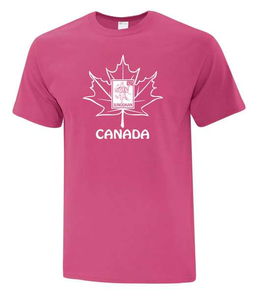 Lakeshore Karate Canada Adult Cotton T-Shirt with Printed Logo