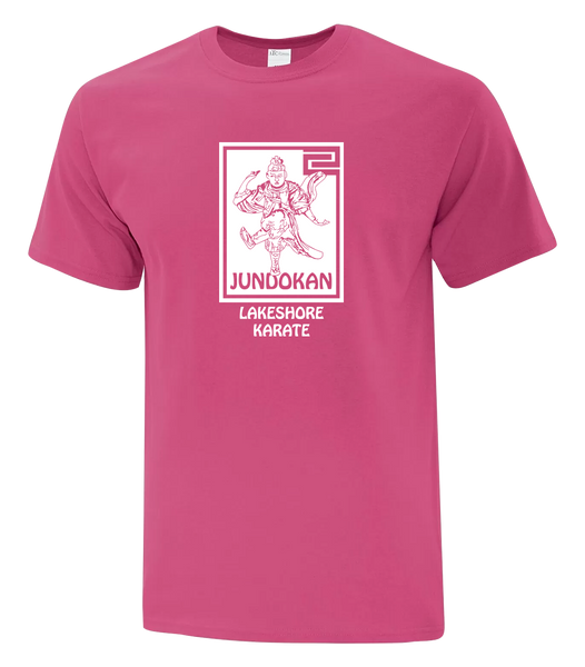 Lakeshore Karate Youth Cotton T-Shirt with Printed Logo