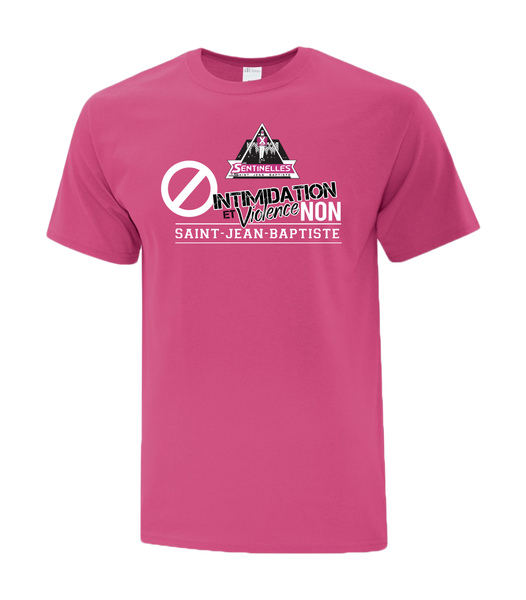 Sentinelles "Intimidation et Violence Non" Youth Cotton T-Shirt with Printed logo