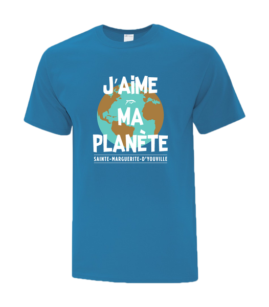 Dauphins "J'aime Ma Planète" Adult Dri-Fit T-Shirt with Printed Logo