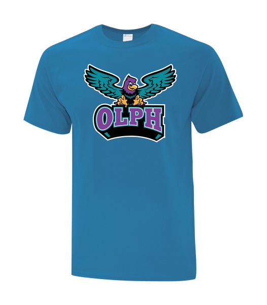 OLPH Youth Cotton T-Shirt with Printed logo