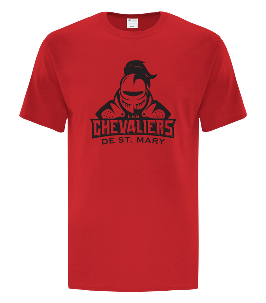 St. Mary House League Adult Cotton T-Shirt with Printed logo