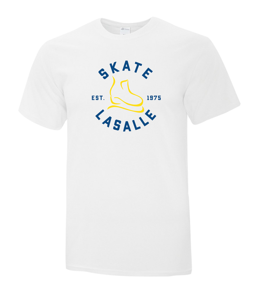 Skate LaSalle Est. 1975 Youth Cotton T-Shirt with Printed logo