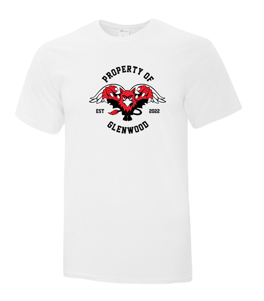 Glenwood Adult Cotton T-Shirt with Printed logo