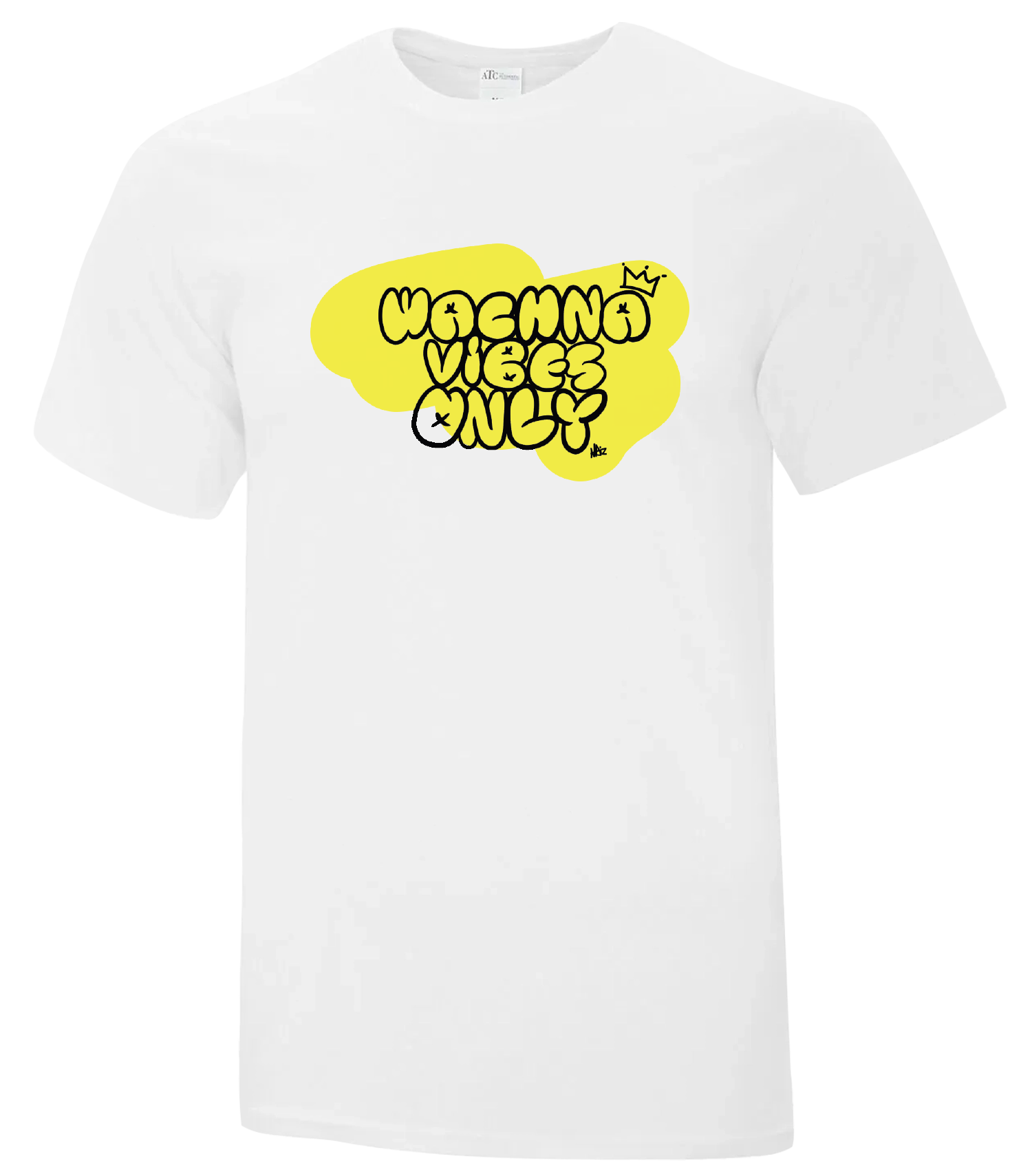 Wachna Vibes Graffiti Adult Ring Spun Cotton T-Shirt with