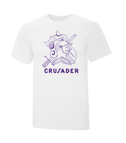 "Assumption Crusaders" Adult Cotton T-Shirt with Printed Logo