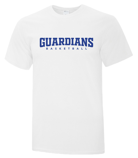 Guardians Basketball Adult Cotton T-Shirt with Printed Logo