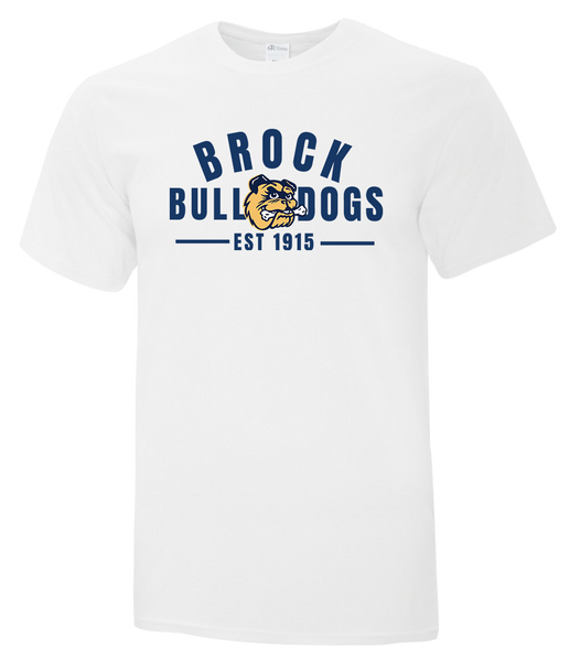 General Brock EST 1915 Youth Cotton T-Shirt with Printed Logo