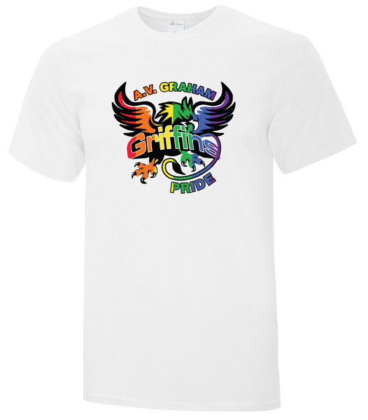 Griffins Pride Youth Cotton T-Shirt with Printed Logo