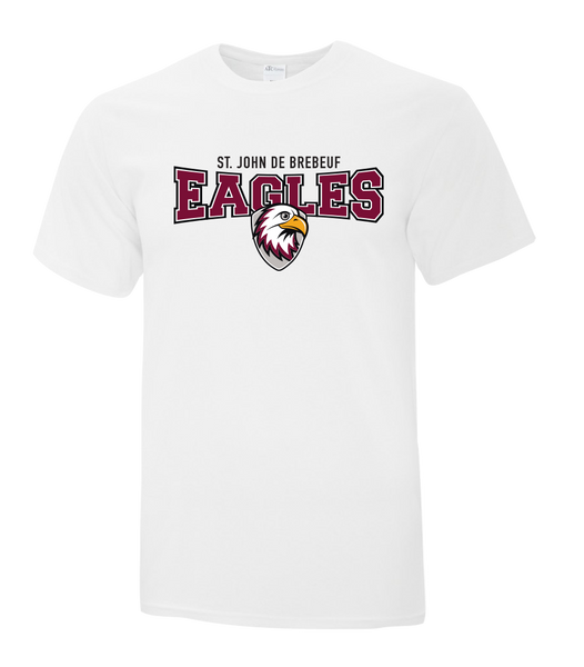 St. John de Brebeuf Youth Cotton T-Shirt with Printed Logo