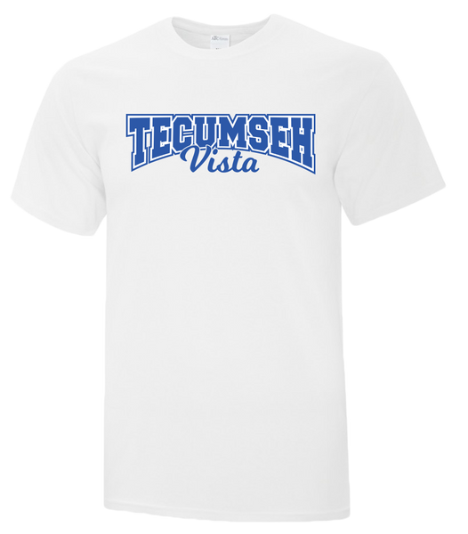 Tecumseh Vista Adult Cotton T-Shirt with Printed Logo