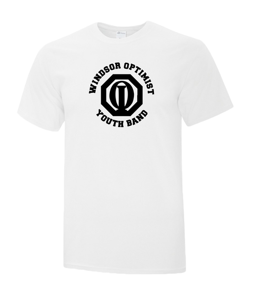 Windsor Optimist Band Adult Cotton T-Shirt with Printed logo