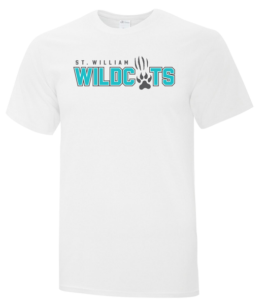 St. William Wildcats Youth Cotton T-Shirt with Printed logo