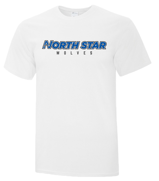North Star Adult Cotton T-Shirt with Printed Logo