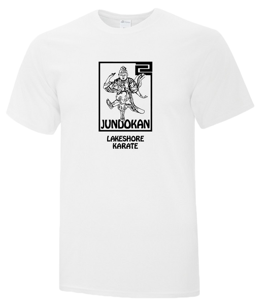 Lakeshore Karate Adult Cotton T-Shirt with Printed Logo