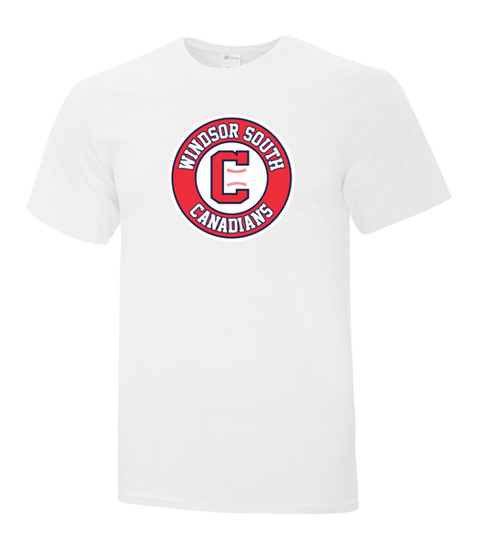 Windsor South Canadians Youth Cotton T-Shirt with Printed logo