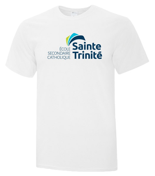 Sainte Trinité Adult Cotton T-Shirt with Printed logo