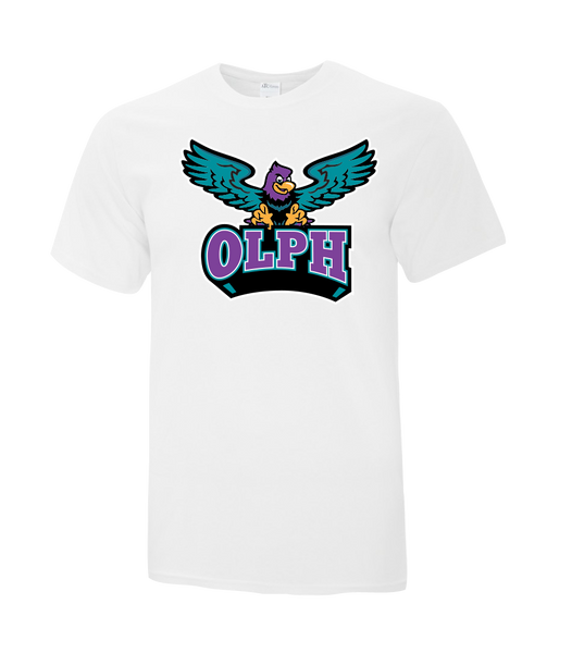 OLPH Youth Cotton T-Shirt with Printed logo