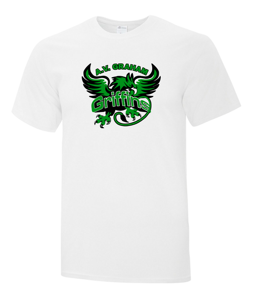 Griffins Adult Cotton T-Shirt with Printed logo