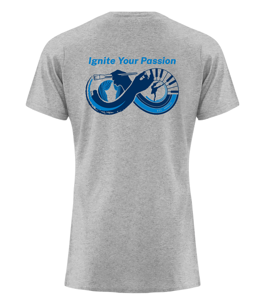 Walkerville Centre for the Creative Arts Ladies Cotton T-Shirt with Printed logo