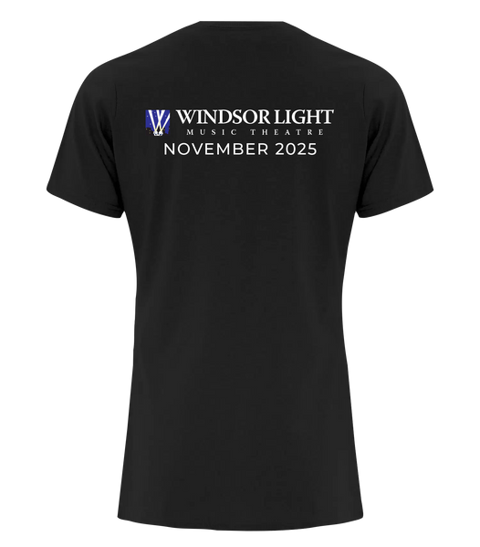 "Joseph and the Amazing Technicolor Dreamcoat" Ladies Cotton T-Shirt with Printed Logo