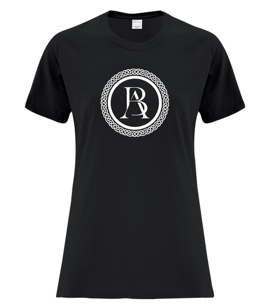 Branton Academy Ladies Cotton T-Shirt with Printed Logo