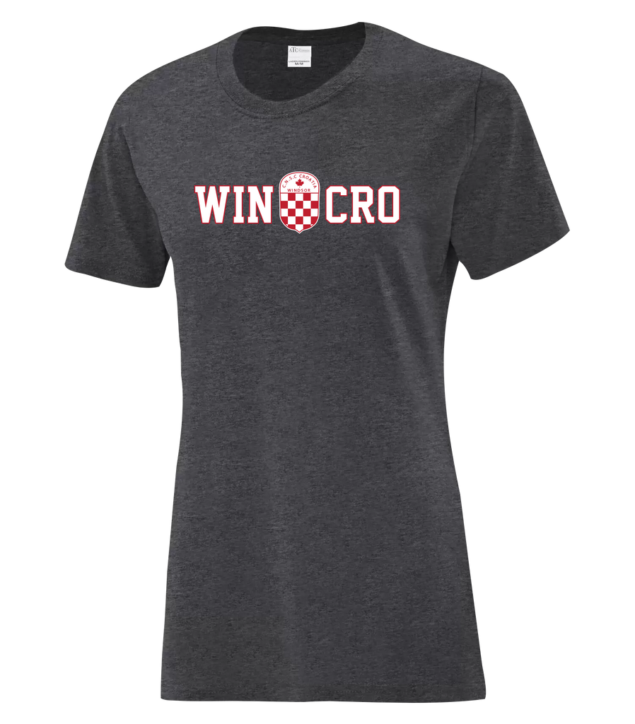WINCRO Ladies Cotton T-Shirt with Printed Logo