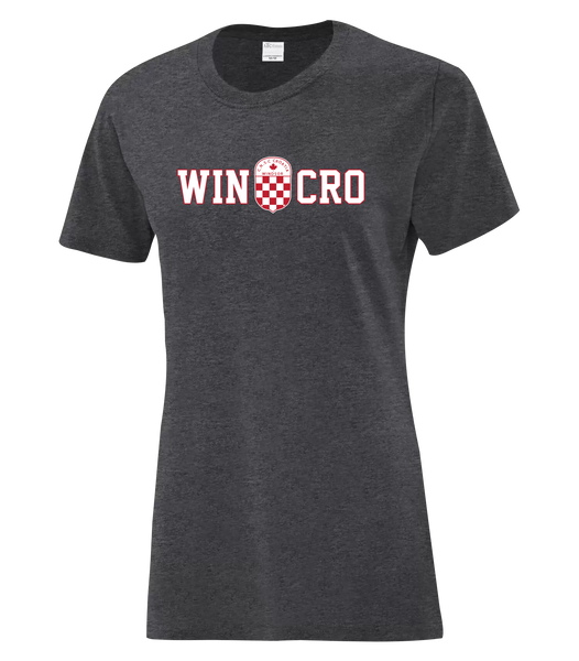 WINCRO Ladies Cotton T-Shirt with Printed Logo