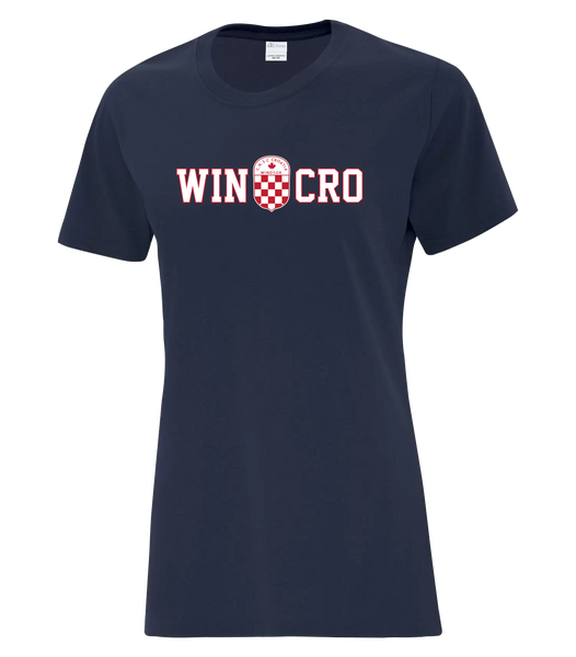 WINCRO Ladies Cotton T-Shirt with Printed Logo