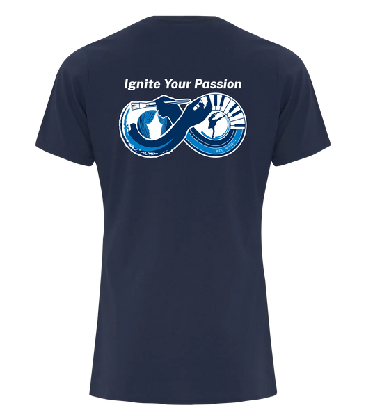 Walkerville Centre for the Creative Arts Ladies Cotton T-Shirt with Printed logo